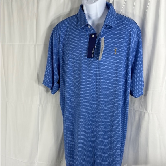 DRADDY SPORT PGA THE PLAYERS BLUE POLO SHIRT XXL NWT - Picture 2 of 8